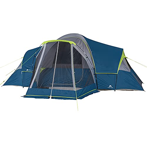 Dome Tent Ozark Trail 10-Person Family Camping Tent with Screen