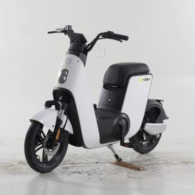 No Registration / No Insurance / No Driver's license needed! Street Legal electric mopeds come with Super bright LED lights (low/high beam), turn signals, electric horn, wheel locking alarm, mudguards, and a 4.2" LCD display with milage, speed & trip details.
