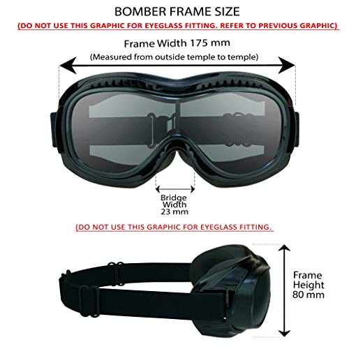a picture of Bikershades Fit Over Goggles.