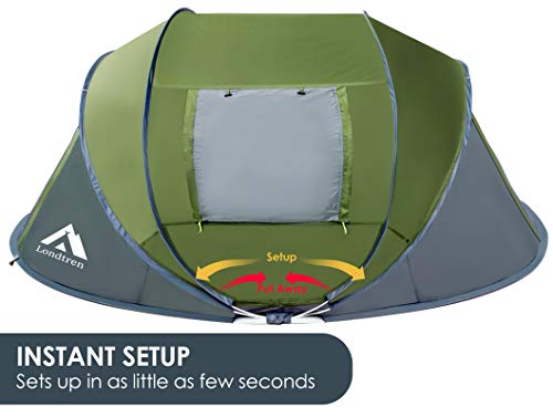 londtren pop up tent Lothren 4 Person Waterproof Pop Up Tent – MINDS EYE SHOP