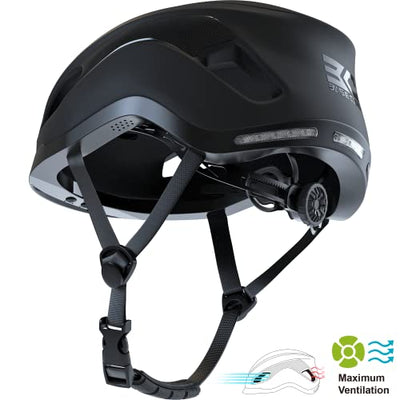 A Base Camp SF-999 Smart Bike Helmet with Bluetooth Speakers is shown on a white background.