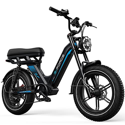 Looking for a fast, fun, and efficient way to get around town? Look no further than the G-Force Moped-Style Electric Bike.