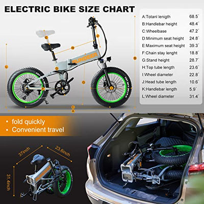folds quickly, convenient travel, bike size chart