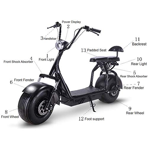 With a weight limit of 450 lbs, this scooter is perfect for anyone looking for a fun and easy way to get around.
