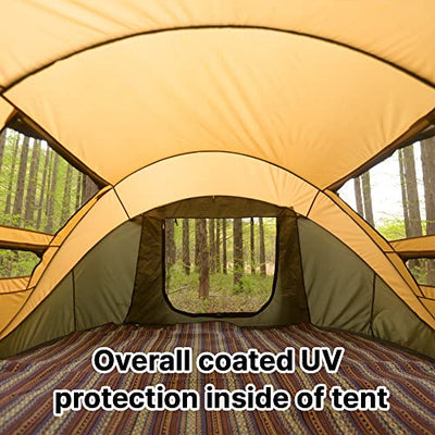 Overall coated UV protection inside of tent