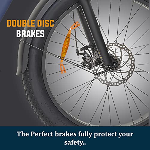 Double disc brakes The perfect brakes to fully protect your safety