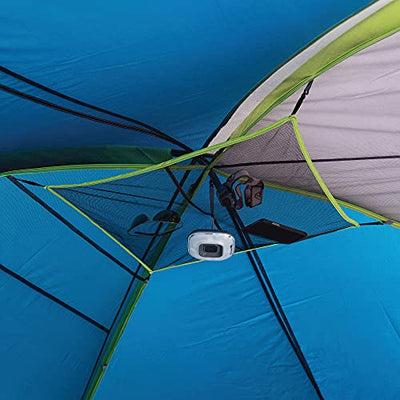 A clip-in gear loft keeps keys, and other small items close at hand and has a loop at the bottom where you can hang your lantern. An attached mud mat helps to keep the inside of your tent clean and dry
