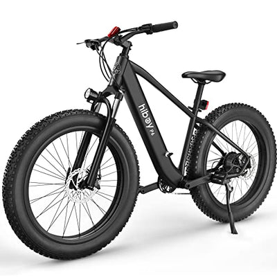 A Hiboy P6 electric fat bike is shown against a white background.