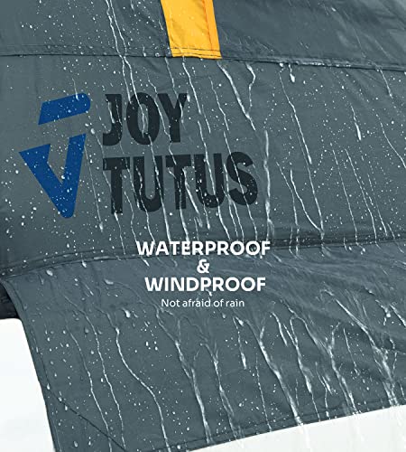 A close up of the side of a JOYTUTUS sail boat.