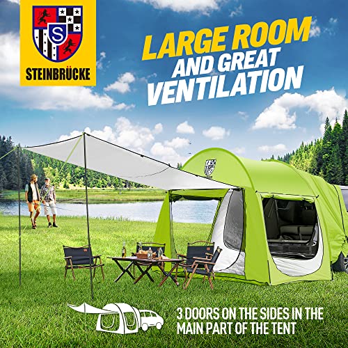 zelt coleman lakeside 4 deluxe Steinbrucke SUV Car Camping Tailgate Tent – MINDS EYE SHOP